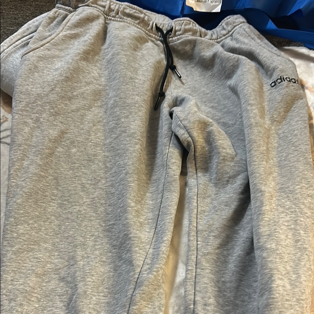 adidas Gray Kids Sweatpants